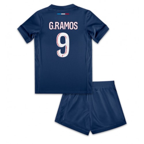 Paris Saint-Germain Goncalo Ramos #9 Domaci Dres za djecu 2024-25 Kratak Rukav (+ Kratke hlače)